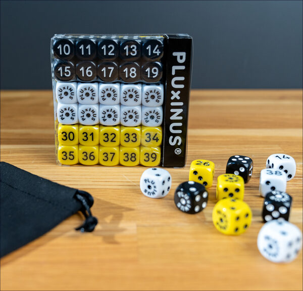 PLUxINUS. Das Würfel- und Rechenspiel.